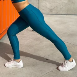 Dames Legging Les Poulettes Fitness Vert Canard -Default Template 1 dames legging les poulettes fitness vert canard 2