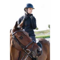 Damesbodywarmer Voor Ruitersport 500 Zwart Met Goudroze Rits -Default Template 1 damesbodywarmer voor ruitersport 500 zwart met goudroze rits 11