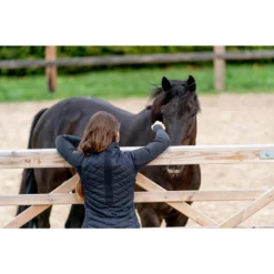 Damesbodywarmer Voor Ruitersport 500 Zwart Met Goudroze Rits -Default Template 1 damesbodywarmer voor ruitersport 500 zwart met goudroze rits 13