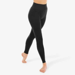 Dameslegging Voor Moderne Dans Dames Zwart Naadloos