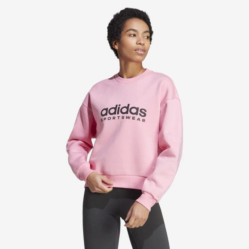 ADIDAS Fitness Sweater Dames All SZN Roze 1 ADIDAS Fitness Sweater Dames All SZN Roze